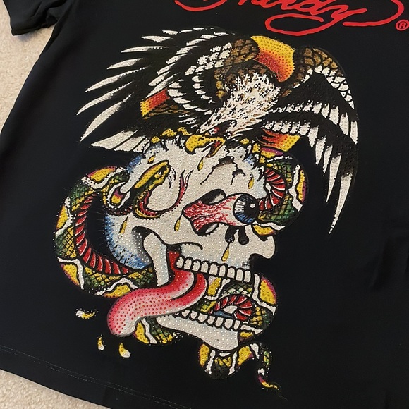Ed Hardy Tshirt, sz small - Picture 2 of 5
